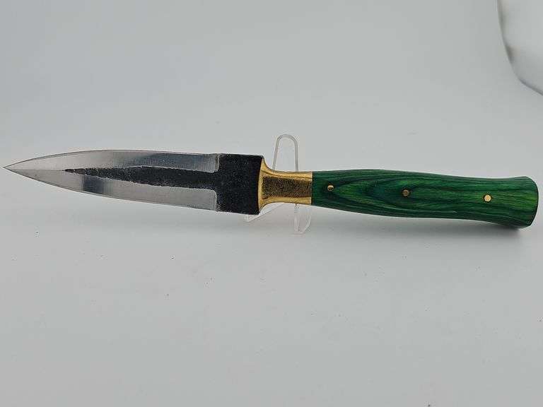 Carbon Steel Dagger w/ Leather Sheath