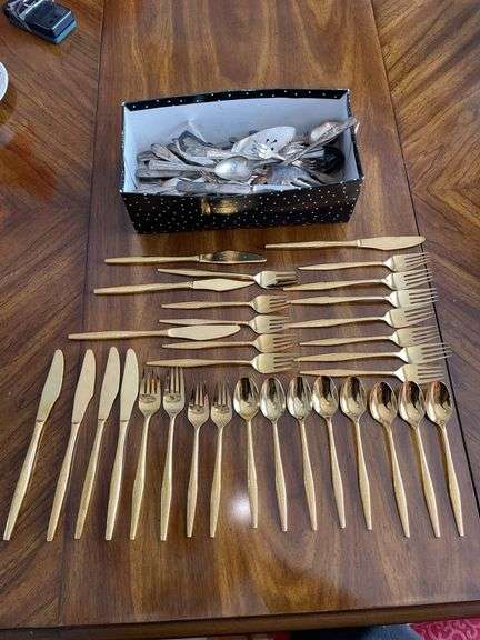 Silverplated utensils  and more