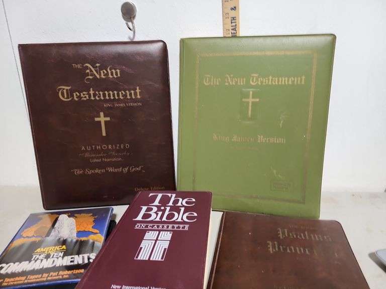 Assorted Bibles On Cassettes Auction Ohio