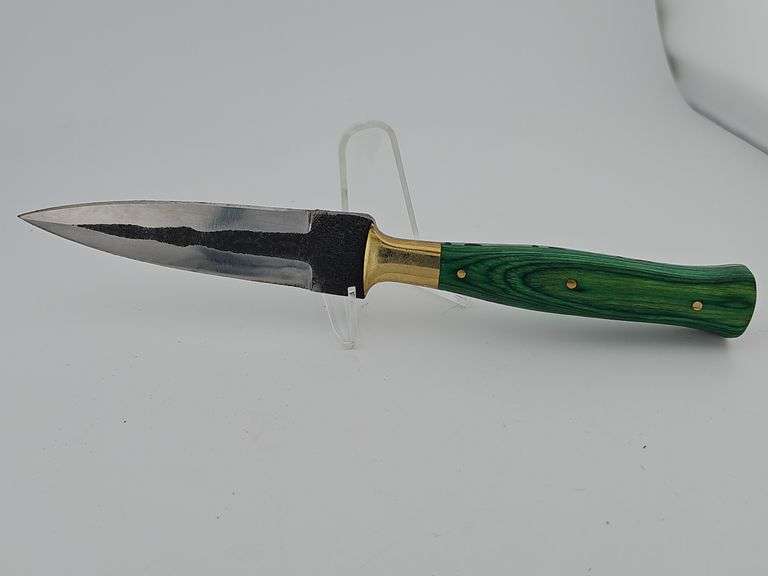 Carbon Steel Dagger w/ Leather Sheath
