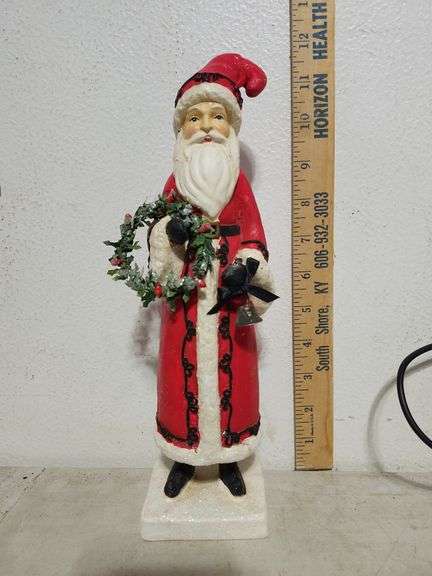 New In Box Paul Gordon ESC Holly Jolly Santa Figure