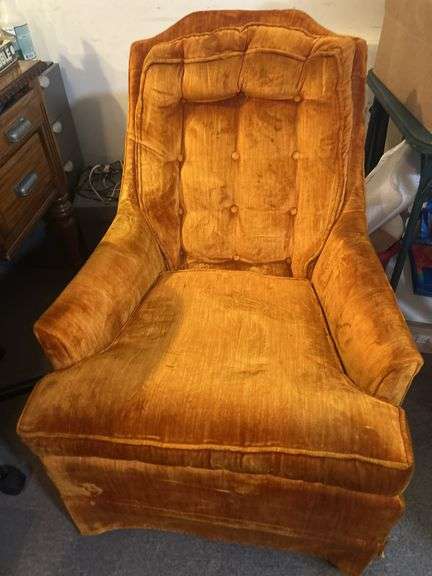 Vintage Upholstered Arm Chair