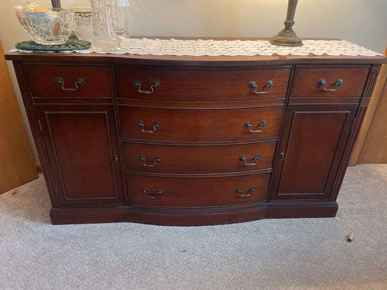 Adkin bow front buffet