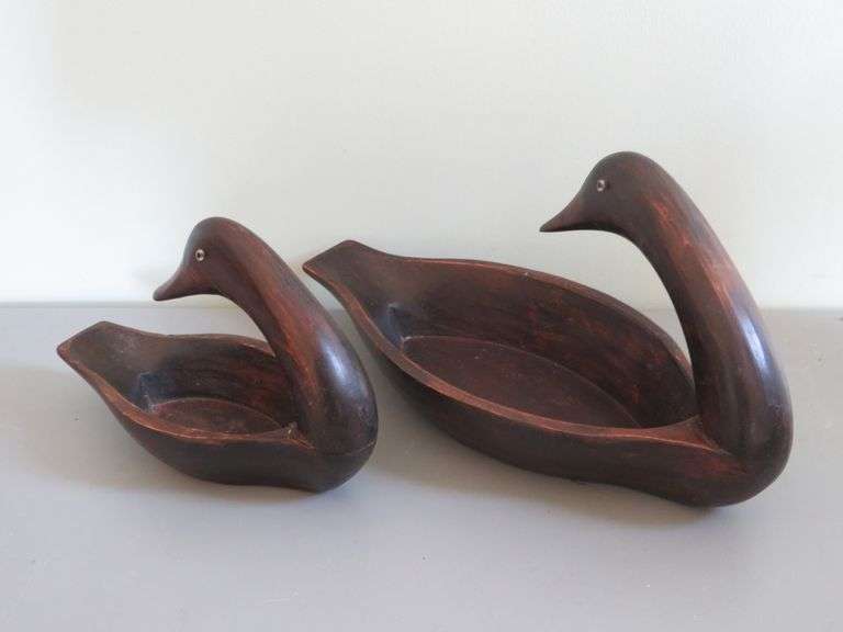 Carved Duck Bowls