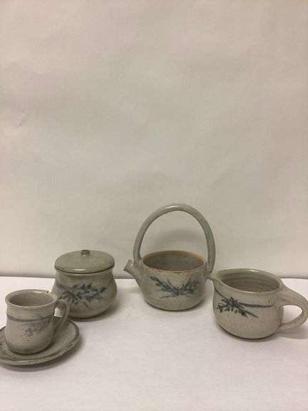 Pottery Tea Set