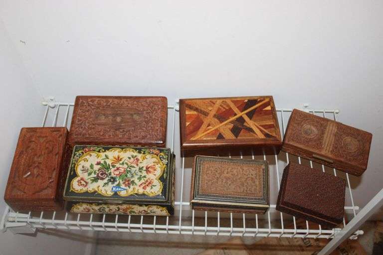 Wood And Tin Boxes