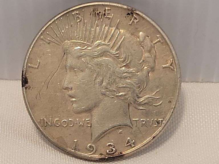 1934 Peace Dollar - VF