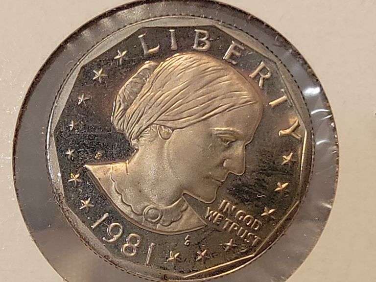 1981-S Susan Anthony Dollar-Pr