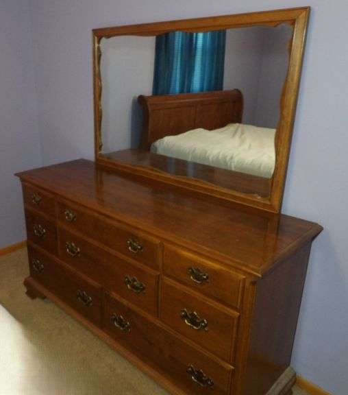 MCM Mirrored Dresser