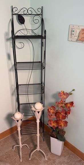 Rack with Candleholders