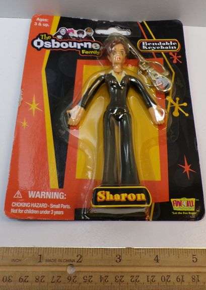 New 2002 Joks, LLC Sharon Osbourne Bendable Key Chain