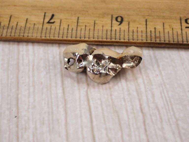 Dental Gold Alloy Scrap with Porcelain Crowns