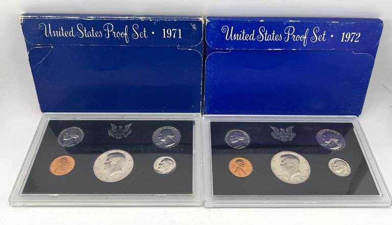 1971 & 1972 Proof Sets