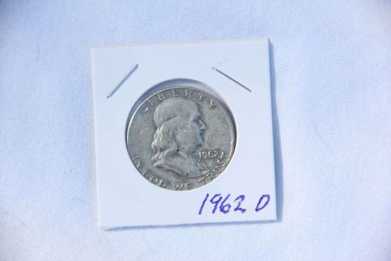 1962 Ben Franklin Half Dollar