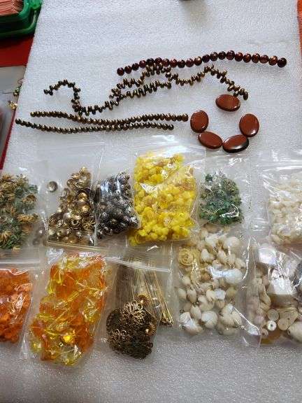 Assorted Jewelry Making Beads & Metal Pcs