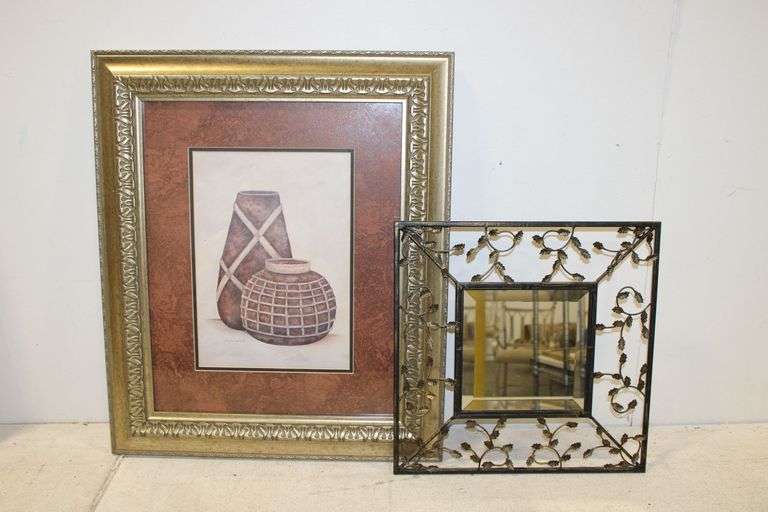 Wall Art & Mirror