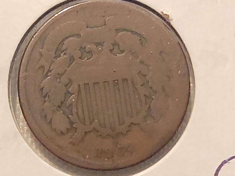 1864 Two-Cent Piece Large Motto