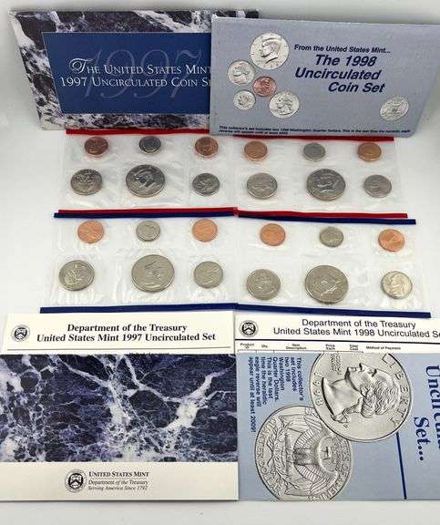 1997 & 1998 Uncirculated Sets