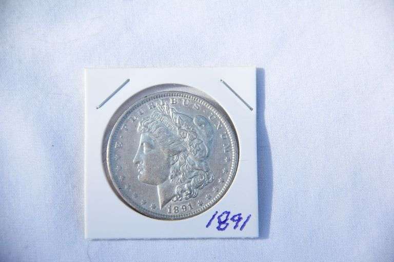 1891 Morgan Silver Dollar