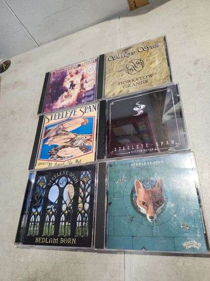 6 Steeleye Span Cds, Time, Horkstow Grange, All Around My Hat, Sails Of Silver, Tempted & Tried, & B