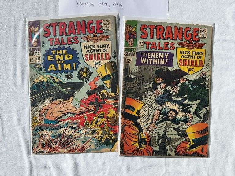 Lot of strange tales by Marvel comics ￼