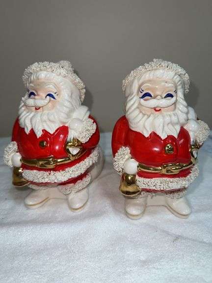 Rare 1950s spaghetti Santas