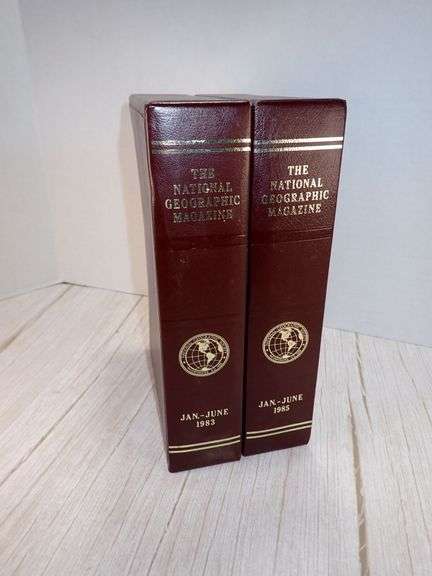 National Geographic Magazine Volumes, Feb-Jun 1985 & Jan-May 1983
