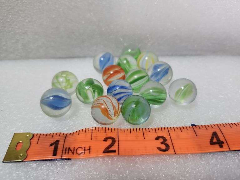 15 Assorted Cats Eye Marbles