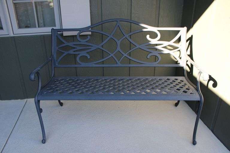 Cast Metal Bench