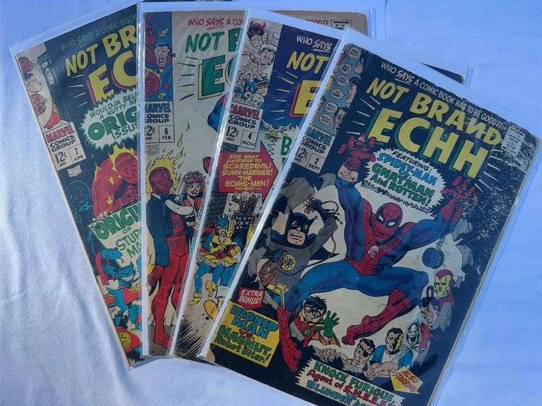 Lot of 4 Not Brand echh Marvel comics