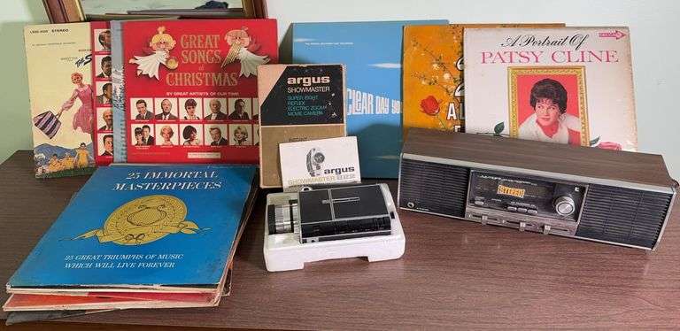 Lloydβs Stereo, Argus Movie Camera and Albums