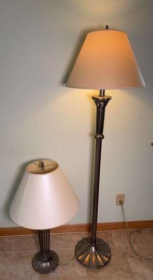 62in Floor Lamp and 32in Table Lamp