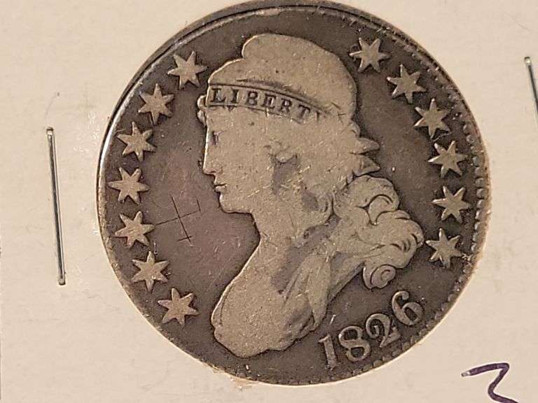 1826 Capped Bust Half Dollar - G