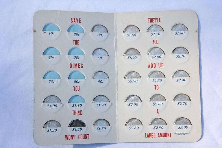 Book of 23 Silver 1957 Roosevelt Dimes