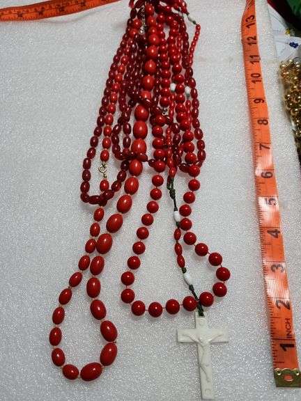 3 Necklaces & 1 Rosary