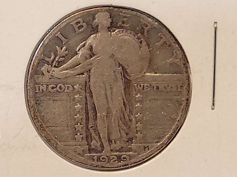 1929 Liberty Standing Quarter - F