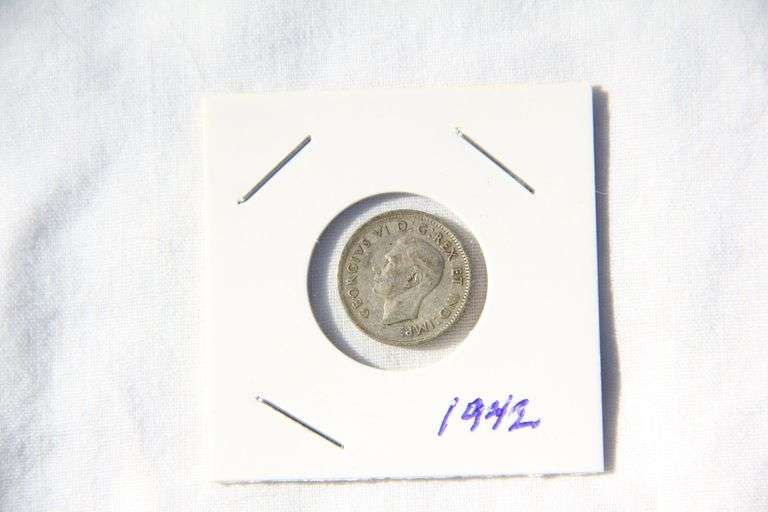 1942 Canadian Silver Dime