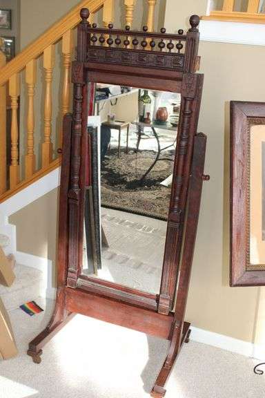 Victorian Cheval Mirror