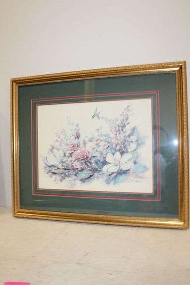 Framed Floral Print
