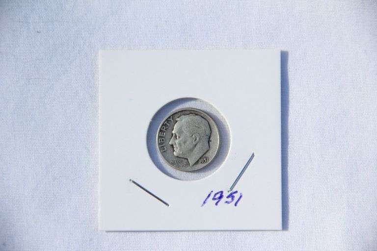 1951 Roosevelt Dime