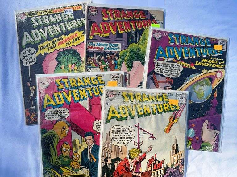 Lot of 5 Strange Adventures by DC comics
