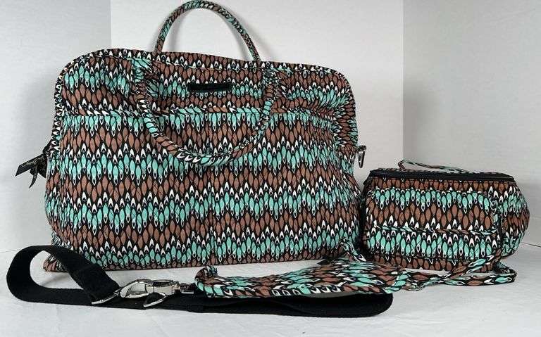 Vera Bradley Sierra Stream Printed Bag, Including Weekender Travel Duffle, Cosmetic Bag & Wristlet