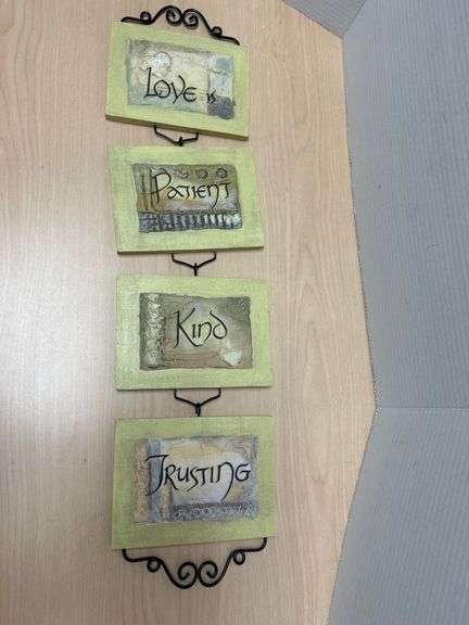 Home Interiors Inspirational Wall Decor Set