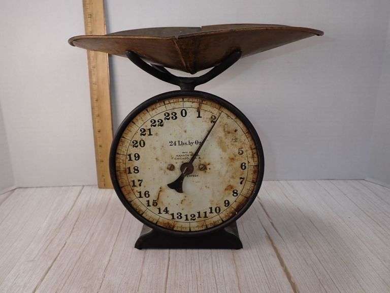 Hanson Bros. 24 Lb. Kitchen Scale with Broken Spring