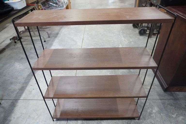 Metal book shelf