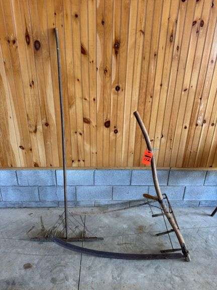 Mowing Scythe With Cradle