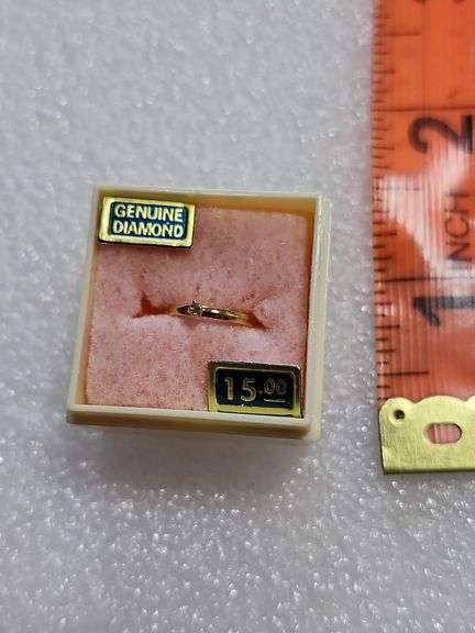 14 Kgf Genuine Diamond Tiny Ring