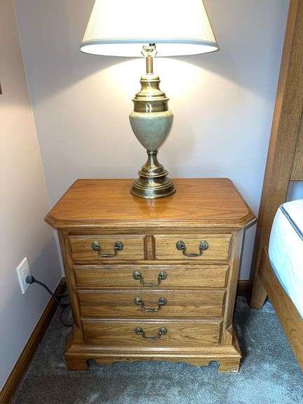 Thomasville oak nightstand