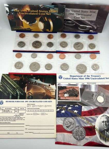 1995 & 1996 Uncirculated Sets