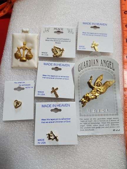 Crosses & Guardian Angel Pins